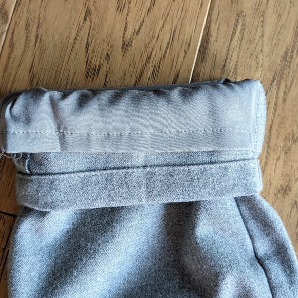 Express High Rise Lined Pleated Dress Pants Gray 2 2R Ankle Petite - Picture 8 of 9